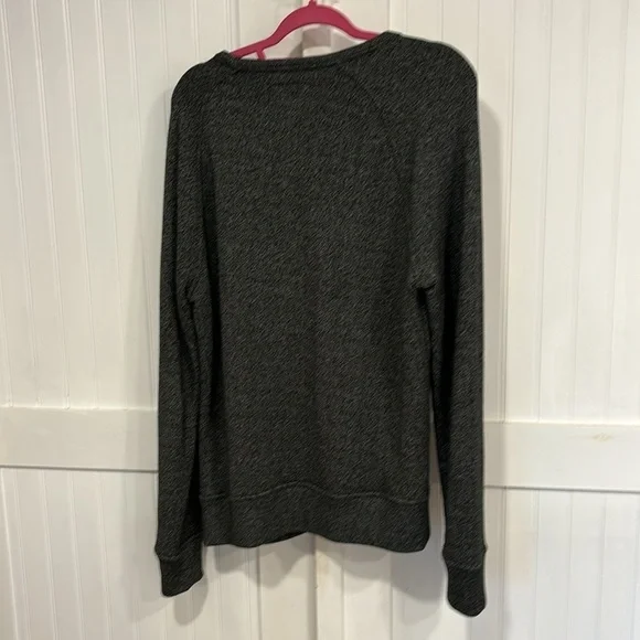 Banana Republic, dark gray/black W/ Terry Green inside men’s sweater size M - Picture 7 of 8